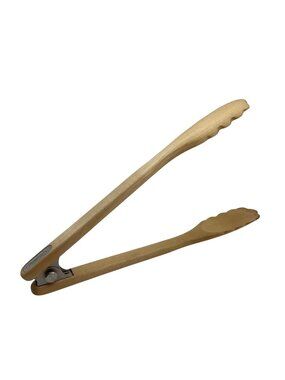 Caraway Wooden Kitchen Tongs For Cooking & Serving Small Tools Big Precision